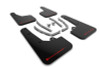 Rally Armor 2022 Hyundai Tucson Black UR Mud Flap w/ Red Logo