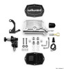 Wilwood Compact Tandem M/C - 1in Bore w/Bracket and Valve fits Mustang (Pushrod) - Ball Burnished
