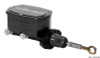Wilwood Compact Tandem Master Cylinder - 1.12in Bore - w/Pushrod - Fits Mustang (Black)