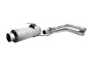 Gibson 2008-2012 Polaris Ranger RZR 800 Base Single Exhaust Stainless product photo