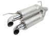 Gibson 11-13 Polaris Ranger RZR XP 900 Base Dual Exhaust - Stainless