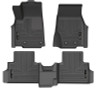 Husky Liners 2021-2024 Jeep Grand Cherokee L (w/2nd Rw Bnch) WeatherBeater FR+2nd Seat Floor Liner - Blk