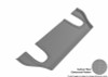 3D MAXpider 2016-2020 Tesla Model X 6-Seats Kagu 3rd Row Floormats - Gray