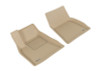 3D MAXpider 2012-2014 Tesla Model S Kagu 1st Row Floormat - Tan