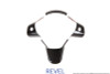 Revel GT Dry Carbon Steering Wheel Insert Covers Tesla Model 3 - 3 Piece
