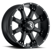 Raceline 991B Assault Satin Black Wheel 17x9 | 8x165.1 BC (8x6.5) | -12 Offset - fits Ram 2500 1994-2026, Ram 3500 SRW 1994-2026, Chevrolet Silverado 2500 (pre-2011), Chevrolet Silverado 3500 (pre-2011), GMC Sierra 2500 (pre-2011), and 6 more