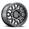 Raceline 953B Krank Satin Black Wheel 17x8.5 | 6x139.7 BC (6x5.5) | +18 Offset - fits Chevrolet Silverado 1500 1999-2026, GMC Sierra 1500 1999-2026, Chevrolet Tahoe 1992-2026, Chevrolet Suburban 1992-2026, GMC Yukon 1992-2026, and 25 more
