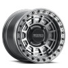 Method MR415 UTV Polaris Beadlock 15x7 / 5+2/38mm Offset / 4x156 / 132mm CB Graphite Wheel - Gloss Graphite Ring