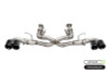 Corsa 2020-2024 Chevrolet Corvette C8 (w/o Factory NPP / w/ AFM Valve) 3in Xtreme Cat-Back Exhaust w/4.5in Carbon Fiber Black PVD Tips