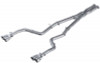 MBRP Exhaust Aluminized Steel 3" Dual Rear Cat-Back, Quad Tips (Race Version) for 2015-2016 Dodge Challenger 5.7L HEMI - S7116AL