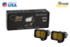 Diode Dynamics Stage Series 2 In LED Pod Pro - Yellow Combo Standard ABL (Pair)