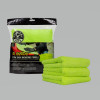 Chemical Guys El Gordo Thick Microfiber Towel - 16.5in x 16.5in - Green - 3 Pack