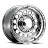 Raceline 887 Rock Crusher Polished Wheel 16x10 | 6x139.7 BC (6x5.5) | -24 Offset - fits Chevrolet Silverado 1500 1999-2026, GMC Sierra 1500 1999-2026, Chevrolet Tahoe 1992-2026, Chevrolet Suburban 1992-2026, GMC Yukon 1992-2026, and 25 more