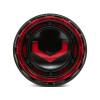 Vossen Billet Modular Center Cap - Large - Gloss Black w/ Red Insert