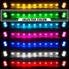 XK Glow Chrome - Motorcycle Highway Bar Switchback Driving Lights DRL Turnsignal