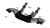 Borla 2020-2024 Chevy Corvette 6.2L V8 AT w/o NPP 3in S-Type Catback Exhaust - Black Chrome Tips
