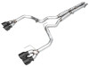 AWE 2024-2025 Ford Mustang Dark Horse S650 RWD Track Edition Catback Exhaust w/ Quad Diamond Black Tips - 3020-43375