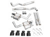 AWE 2024-2025 Ford Mustang Dark Horse S650 RWD SwitchPath Catback Exhaust w/ Quad Diamond Black Tips - 3025-43375