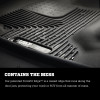 Husky Liners X-act Contour 2nd Row Floor Liners, Black for 2023-2025 Chevy Colorado / GMC Canyon - Part #54971