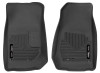 Husky Liners X-act Contour Front Floor Liners, Black for 2007-2014 Jeep Wrangler (2Dr/4Dr Unlimited) - Part #53571