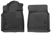 Husky Liners X-act Contour Front Floor Liners, Black for 2007-2011 Toyota Tundra Pickup - Part #53731