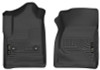 Husky Liners 14-17 Chevrolet Silverado 1500 Standard Cab X-Act Contour Black Front Floor Liners