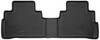 Husky Liners X-act Contour Floor Liners (2nd Row Seating), Black for 2015-2017 Nissan Murano - Part #52411