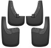 Husky Liners Custom-Molded Mud Guards, Black for 2009-2017 Dodge Ram 1500/2500 Both w/ OE Fender Flares Front and Rear - Part #58186