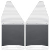 Husky Liners GM 88-00 K1500/K2500 / 99-16 Silverado/Sierra 12in W SS Top Kick Back Front Mud Flaps