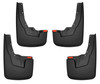 Husky Liners Custom-Molded Mud Guards for 2019-2024 RAM 1500 w/ OEM Fender Flares Custom-Molded Front & Rear - Part #58136
