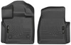 Husky Liners WeatherBeater Front Floor Liners, Black for 2015-2025 Ford F-150 Standard Cab Pickup - Part #18351