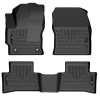Husky Liners WeatherBeater Front & 2nd Row Seating Floor Liners, Black for 2022-2026 Toyota Corolla Cross - Part #95291