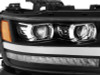 AlphaRex 19-20 Dodge Ram 1500 LUXX LED Proj Headlights Plnk Style Black w/Activ Light/Seq Signal/DRL