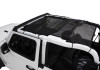Rampage 2018-2025 Jeep Wrangler(JL) Sport 2-Door Mesh Shade Top - Black