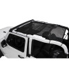 Rampage 2018-2025 Jeep Wrangler(JL) Sport 2-Door Mesh Shade Top - Black