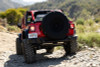 Rampage 2018-2025 Jeep Wrangler(JL) Sport 2-Door Tire Cover w/Camera Slot 37in - Black