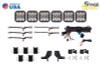 Diode Dynamics Bronco SS5 6-Pod CrossLink Grille Lightbar Kit Sport - White Combo