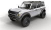 AVS 2021-2024 Ford Bronco(Excl Raptor) Aeroskin Low Profile Acrylic Hood Shield - Smoke