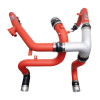 Injen 2021-2024 Ford Bronco 2.7L V6 (TT) EcoBoost SES Intercooler Pipes - Wrinkle Red