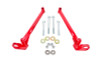 Shop in-stock special deals on BMR 1978-1987 Grand National | Regal | Monte Carlo | El Camino | Malibu | Cutlass | Grand Prix (G-Body) Control Arm Reinforcement Braces - Red - RB003R from JustBoltOns.com. Military & First Responder Discounts Available.