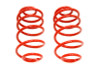 Shop in-stock special deals on BMR 1967-1972 Grand Sport | Skylark | El Camino | Chevelle | Malibu | Monte Carlo | Cutlass | 442 | Lemans | GTO (A-Body) Rear Lowering Springs - Red - SP015R from JustBoltOns.com. Military & First Responder Discounts Available.
