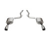 Corsa Touring 3.0in Axle-Back Exhaust 4.5in Straight Polished Tips | 2024+ Mustang GT Coupe (w/o Active Valves) - 21257