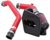 K&N 2008-2015 Mitsubishi Evo X Wrinkle Red Typhoon Short Ram Intake