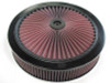 K&N X-Stream Top Assembly 14in OD 5.125in Neck Flange 3.063in H