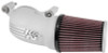 K&N 01-17 Harley Davidson Softail / Dyna FI Performance Air Intake System Silver