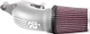 K&N 17-18 Harley Davidson Touring Models Performance Air Intake System Silver