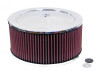 K&N Round Air Filter Assembly 7-5/16in Flange 11in Diameter 6in Height