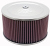 K&N Round Air Filter Assembly 5.125 in FLG / 9in OD / 6.375 in H w/ Vent