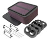 K&N Custom Racing Assembly Generation 2 Carbon Fiber Air Box - Large w/ 2.50in Air Horn