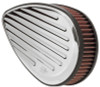 K&N H/D Sportster Filter Kit Teardrop Grooved Intake System